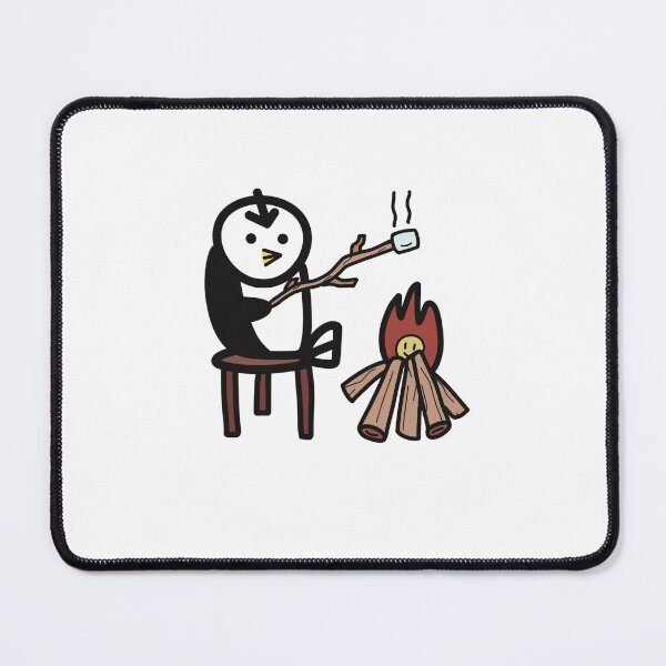 Item preview, penguin with campfire designed and sold by PenguinRony.