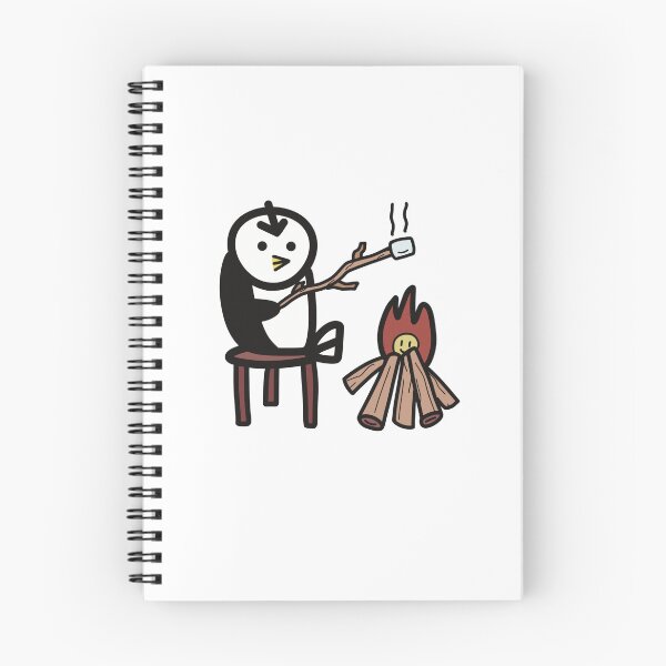 Item preview, penguin with campfire designed and sold by PenguinRony.