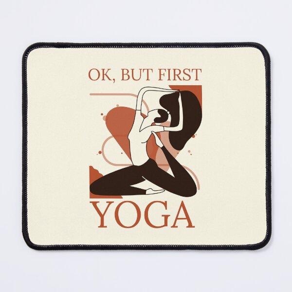 Item preview, Okay But First Yoga designed and sold by theredsharp.