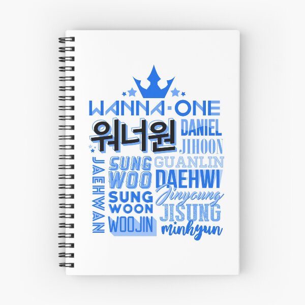 Item preview, WANNA ONE Font Collage designed and sold by skeletonvenus.