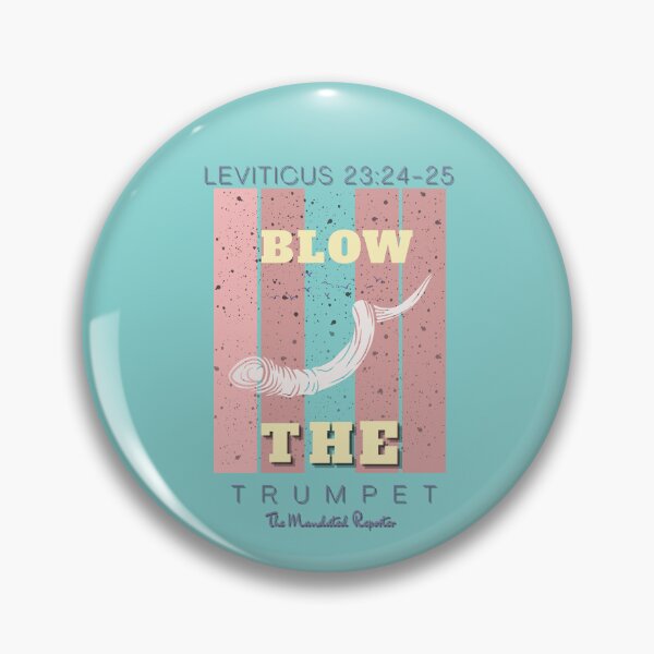 Item preview, Blow the Trumpet - Leviticus 23:24-25 - Soft Aqua Take 2 designed and sold by TheReporter1.