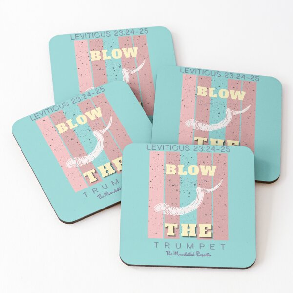 Item preview, Blow the Trumpet - Leviticus 23:24-25 - Soft Aqua Take 2 designed and sold by TheReporter1.