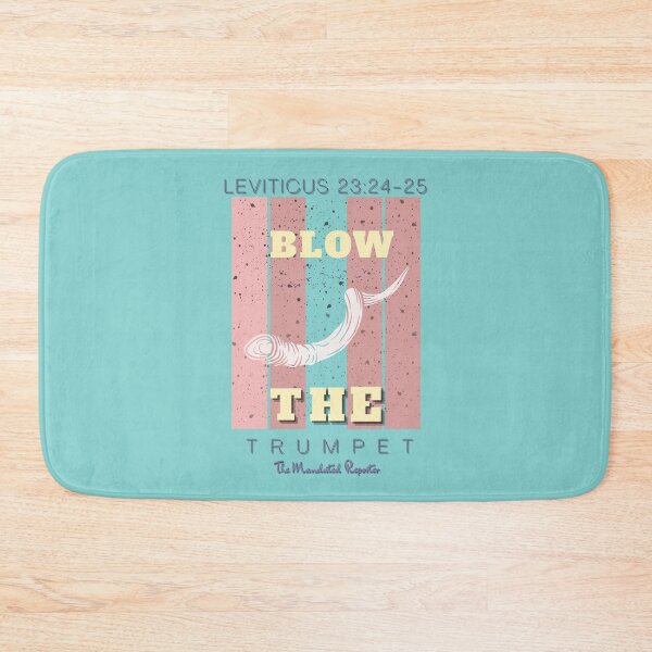 Item preview, Blow the Trumpet - Leviticus 23:24-25 - Soft Aqua Take 2 designed and sold by TheReporter1.