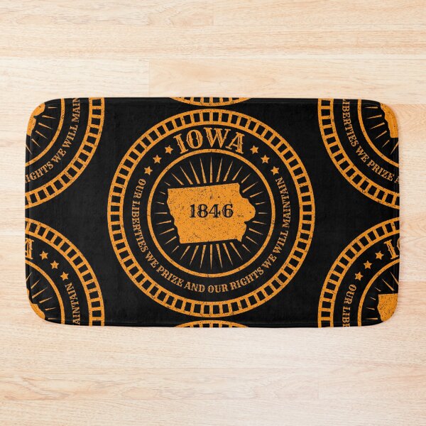 Item preview, IOWA State Map Slogan - Motto IA Hawkeye State designed and sold by Ranggasme.
