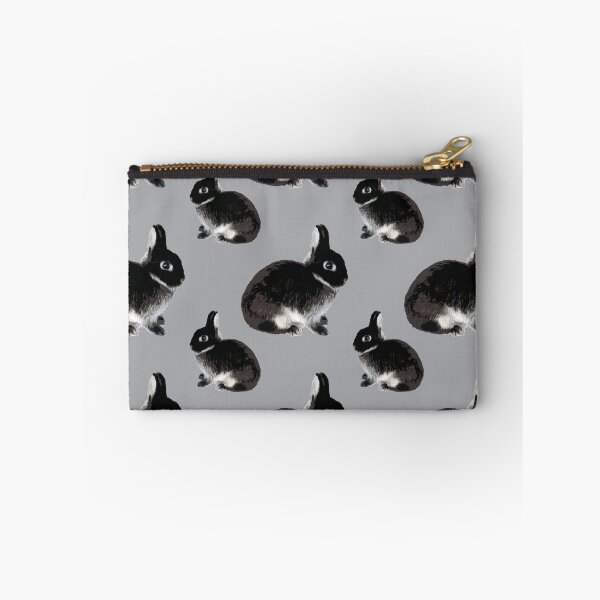 Item preview, Cute Classic Black Otter Netherland Dwarf Rabbit Pattern designed and sold by wigobun.