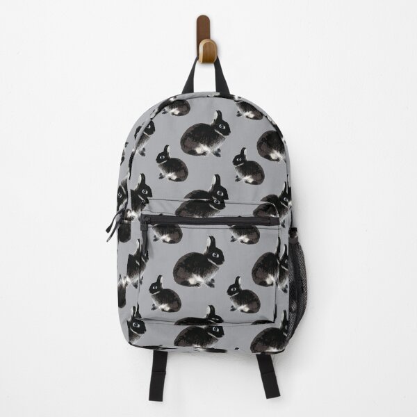 Item preview, Cute Classic Black Otter Netherland Dwarf Rabbit Pattern designed and sold by wigobun.