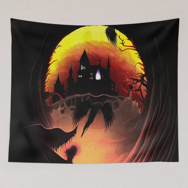 Item preview, The Witch Haunted Castle designed and sold by BluedarkArt.