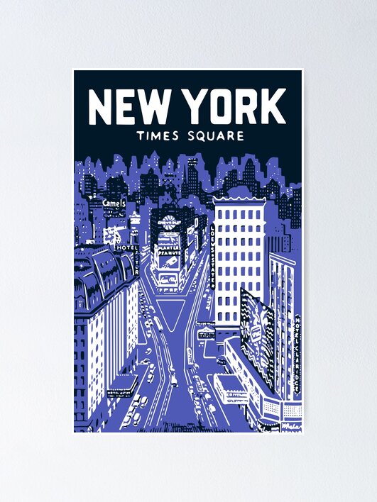 TIMES SQUARE」ロジャーヴィラー 3Dアート サイン有
