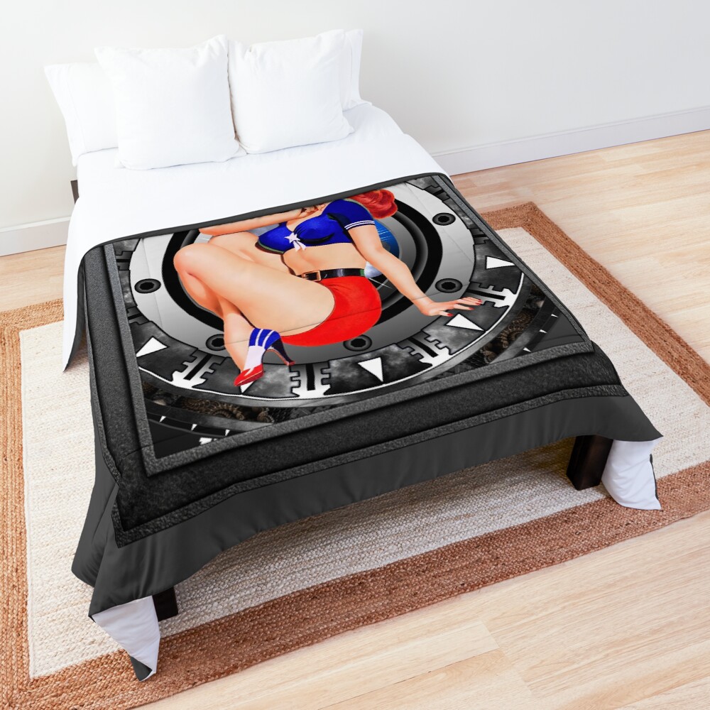 It's A Secret Working by Peter Driben Vintage Illustration Xzendor7 Art Reproductions Comforter