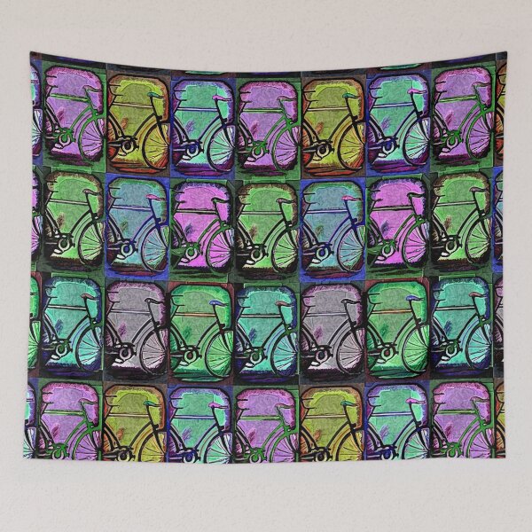 Item preview, Bicycles pop art designed and sold by SolidEarthArt.
