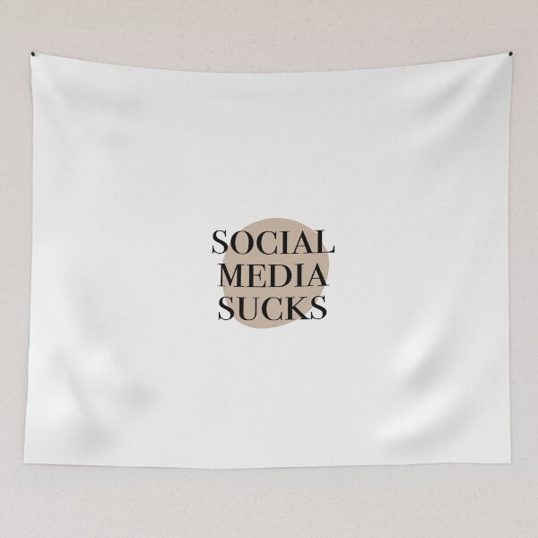 Item preview, Social media sucks designed and sold by palmwooddesigns.