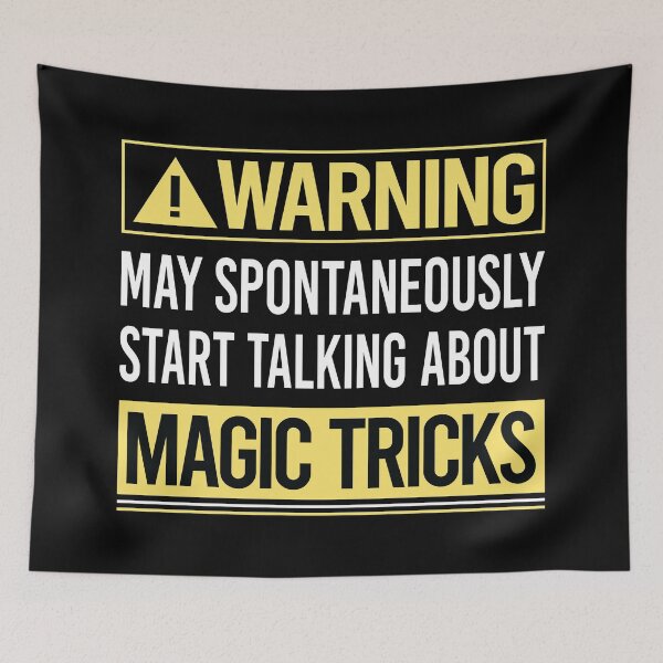 Item preview, Warning About Magic Tricks designed and sold by WrightTrouble.