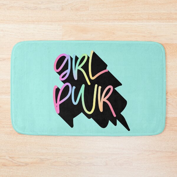 Item preview, GRL PWR Rainbow Spectrum Extruded Long Shadow Typography Girl Power Quote designed and sold by Cawaiico.