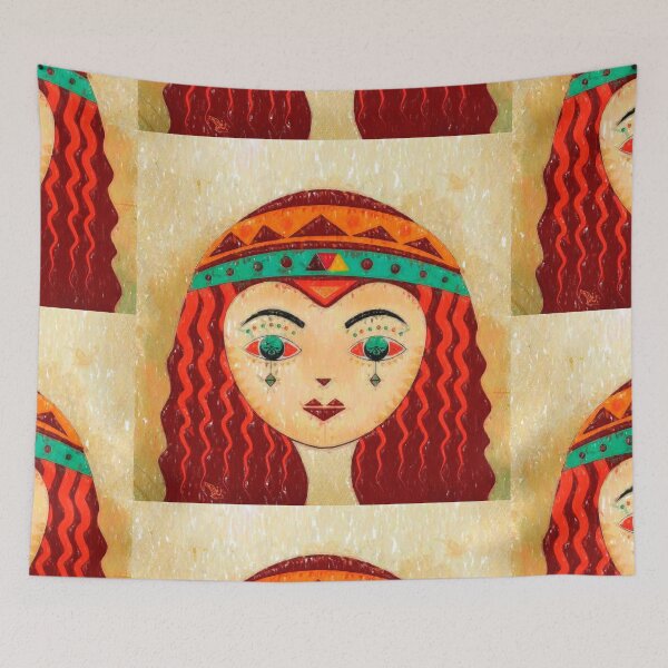 Item preview, Girl Drawing   designed and sold by Nora Gad.