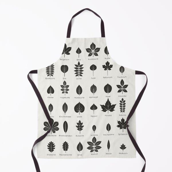 Item preview, Tree leaves and shrub leaves infographic / chart (German) designed and sold by Iris Luckhaus.
