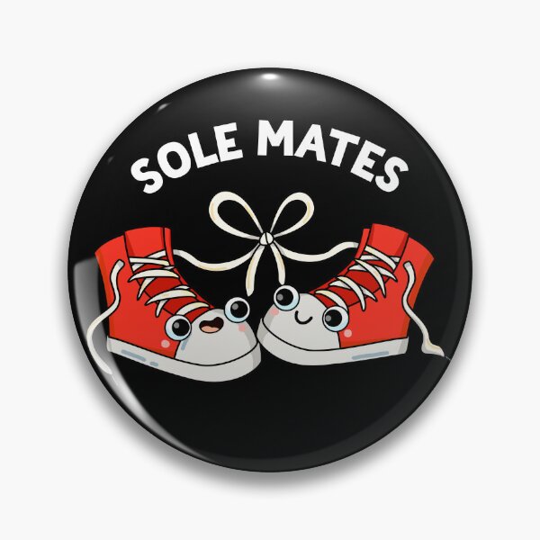 Item preview, Sole Mates Funny Shoe Puns (Dark BG) designed and sold by punnybone.
