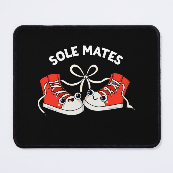 Item preview, Sole Mates Funny Shoe Puns (Dark BG) designed and sold by punnybone.