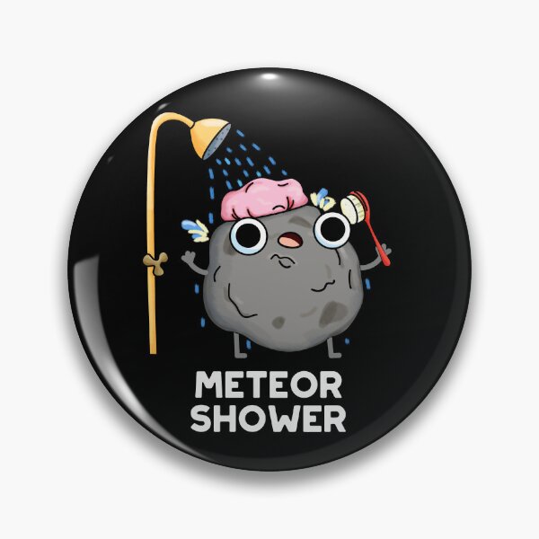 Item preview, Meteor Shower Funny Astronomy Puns (Dark BG) designed and sold by punnybone.
