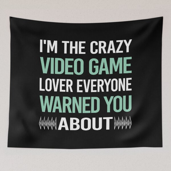 Item preview, Crazy Lover Video Games Game Gaming Gamer designed and sold by BimBamFrank.
