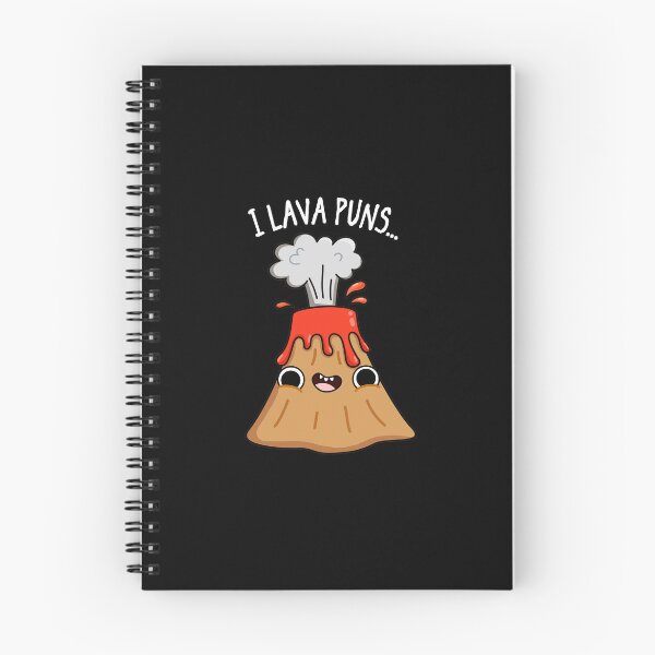Item preview, I Lava Puns Funny Geology Volcano Puns (Dark BG) designed and sold by punnybone.