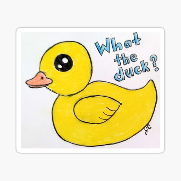Just ducky Sticker
