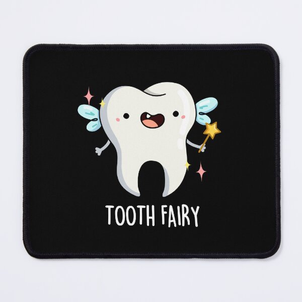 Item preview, Tooth Fairy Funny Tooth Puns (Dark BG) designed and sold by punnybone.