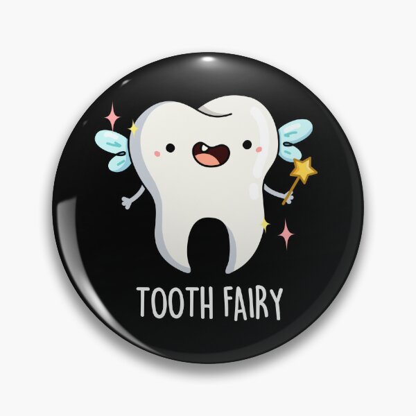 Item preview, Tooth Fairy Funny Tooth Puns (Dark BG) designed and sold by punnybone.