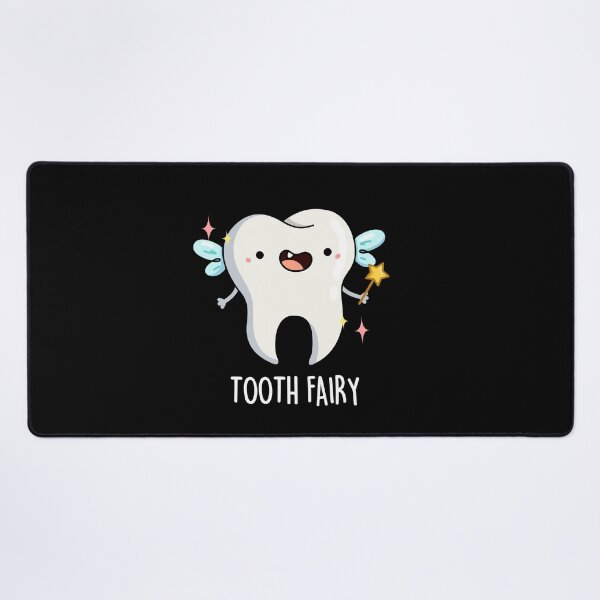 Item preview, Tooth Fairy Funny Tooth Puns (Dark BG) designed and sold by punnybone.