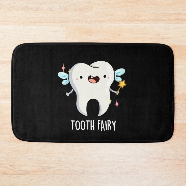 Item preview, Tooth Fairy Funny Tooth Puns (Dark BG) designed and sold by punnybone.