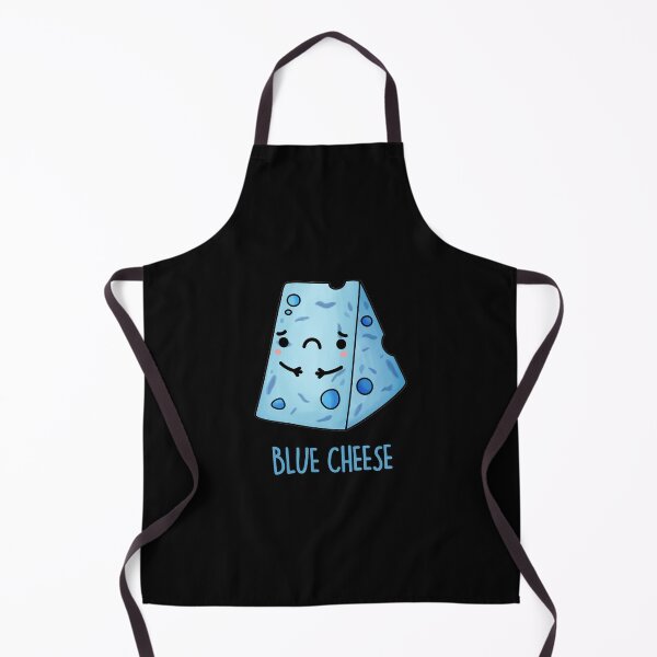 Item preview, Blue Cheese Funny Food Puns (Dark BG) designed and sold by punnybone.