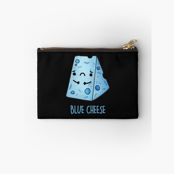 Item preview, Blue Cheese Funny Food Puns (Dark BG) designed and sold by punnybone.