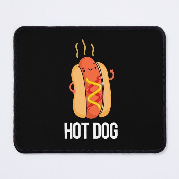 Item preview, Hot Dog Funny Hot Dog Food Puns (Dark BG) designed and sold by punnybone.