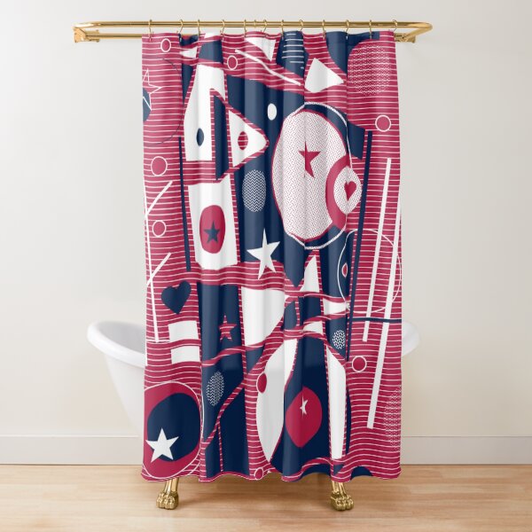 Two Hearts Shower Curtain