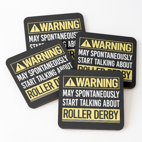 Item preview, Warning About Roller Derby Skating Skate Skater designed and sold by WrightTrouble.