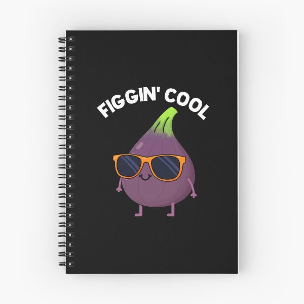 Item preview, Figgin Cool Funny Fig Puns (Dark BG) designed and sold by punnybone.