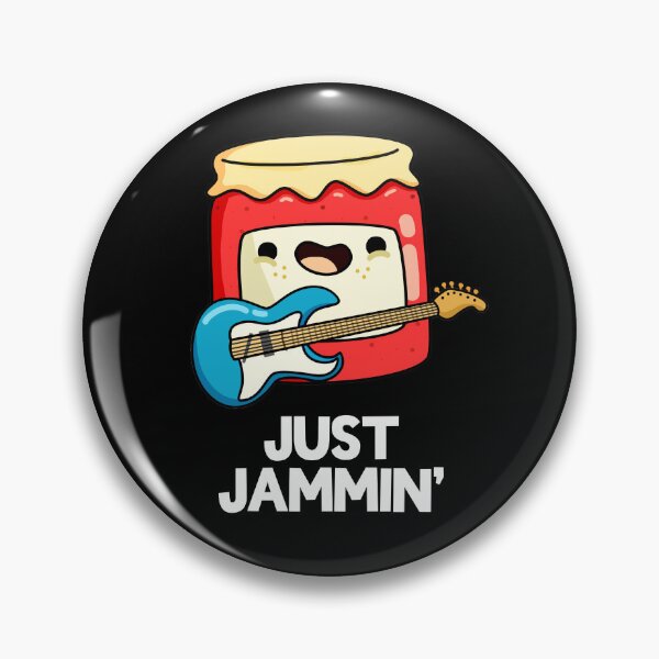Item preview, Jammin Rocker Funny Jam Puns (Dark BG) designed and sold by punnybone.