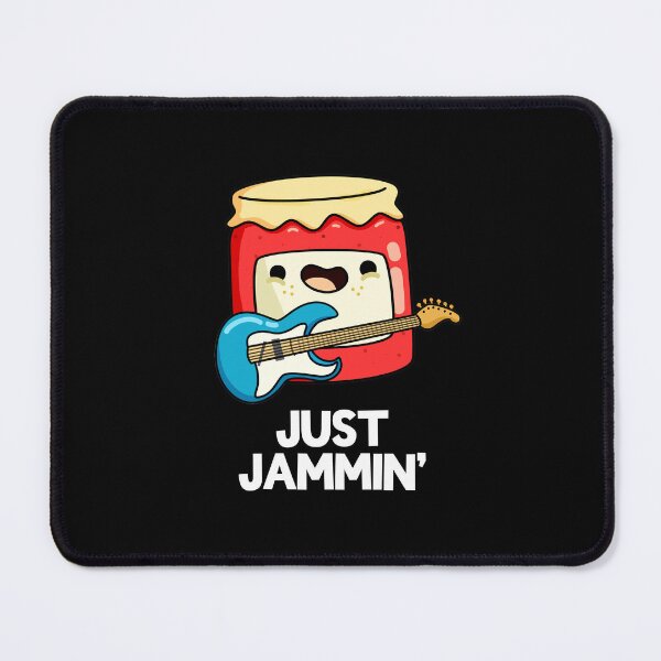 Item preview, Jammin Rocker Funny Jam Puns (Dark BG) designed and sold by punnybone.