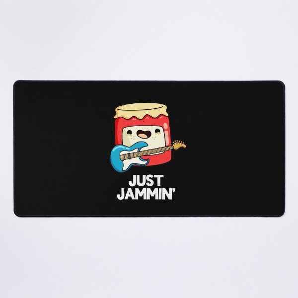 Item preview, Jammin Rocker Funny Jam Puns (Dark BG) designed and sold by punnybone.