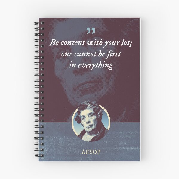 Item preview, Aesop - Be content with your lot; one cannot be first in everything designed and sold by Syahrasi.