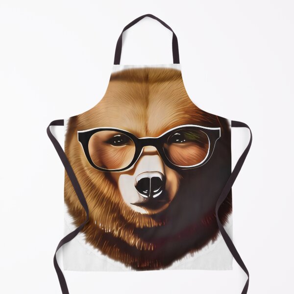 Item preview, Cool hipster bear wearing glasses designed and sold by Grewtrel.