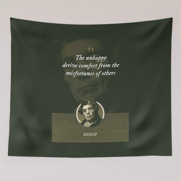 Item preview, Aesop - The unhappy derive comfort from the misfortunes of others designed and sold by Syahrasi.