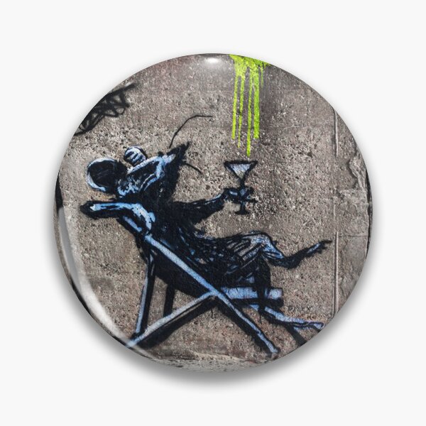 Item preview, Banksy Cocktail Rat - Original Mural designed and sold by WE-ARE-BANKSY.