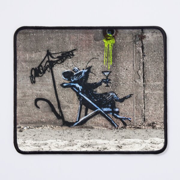 Item preview, Banksy Cocktail Rat - Original Mural designed and sold by WE-ARE-BANKSY.
