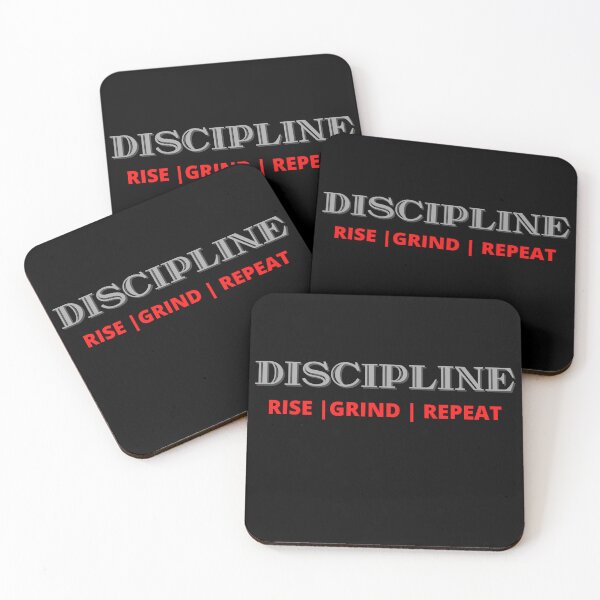 Item preview, Discipline Rise Grind Repeat designed and sold by Kreadiv.