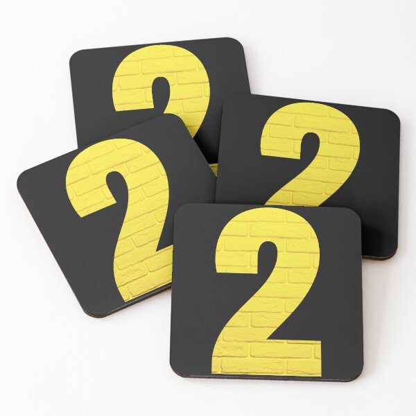 Item preview,  Number TWO YELLOW designed and sold by starfishstuff.