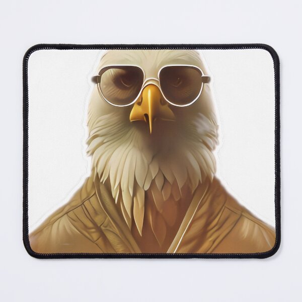 Item preview, Hipster Eagle Cowboy Bird Emoji designed and sold by Grewtrel.