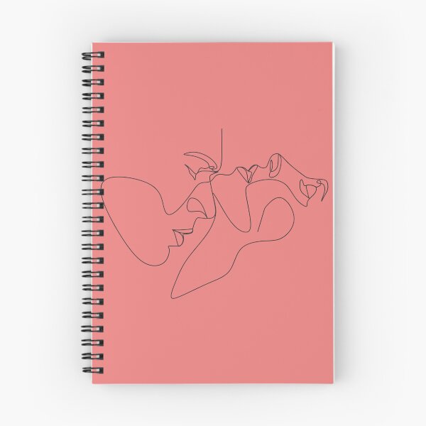 Item preview, Couple line illustration. Love print. Minimalist people. 2 faces. Man amd woman. Love vector. Symbol of love designed and sold by AllaLineArt.