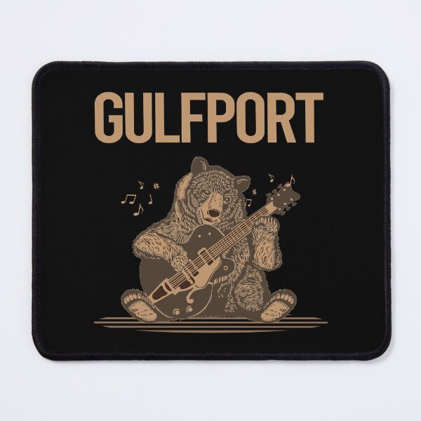 Item preview, Bear With Guitar Gulfport designed and sold by BloodMoneyTwit.