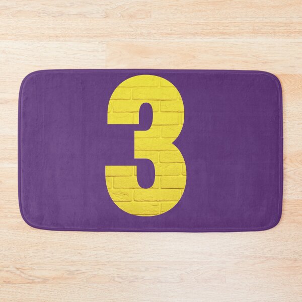Item preview,   Number 3 YELLOW designed and sold by starfishstuff.