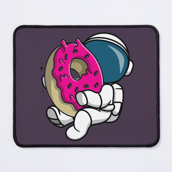 Item preview, Astronaut traveling in space with donut designed and sold by Donutlovers.